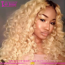 2016 nouvelle arrivée ombre 613 full lace wig en gros haute qualité 613 perruque blonde chaude populaire 613 perruque